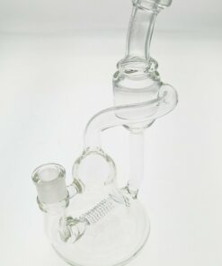 Shop Thick Ass Glass 8.25" Recycler Bong w/ Inline Perc & Bellow Base - 14MM in australian