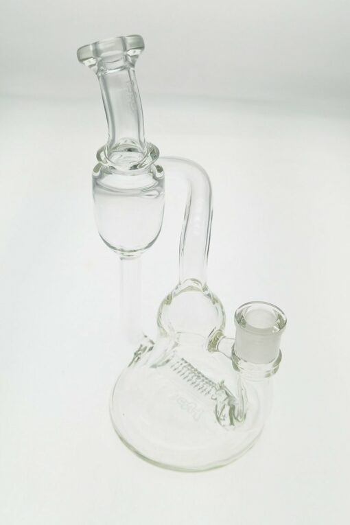 Shop Thick Ass Glass 8.25" Recycler Bong w/ Inline Perc & Bellow Base - 14MM in australian