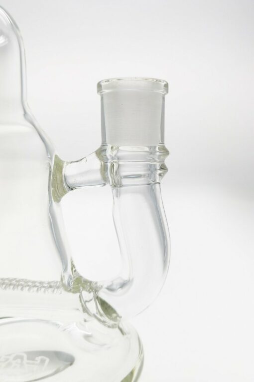 Shop Thick Ass Glass 8.25" Recycler Bong w/ Inline Perc & Bellow Base - 14MM in australian