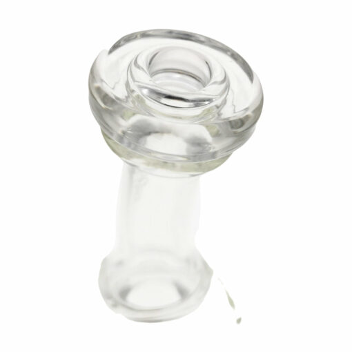 Shop Thick Ass Glass 9" Vibrant Yellow Bent Neck Bong w/ Double UFO Perc in australian