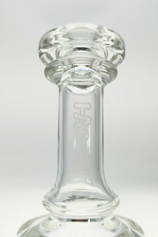 Shop Thick Ass Glass 9" Vibrant Yellow Bent Neck Bong w/ Double UFO Perc in australian