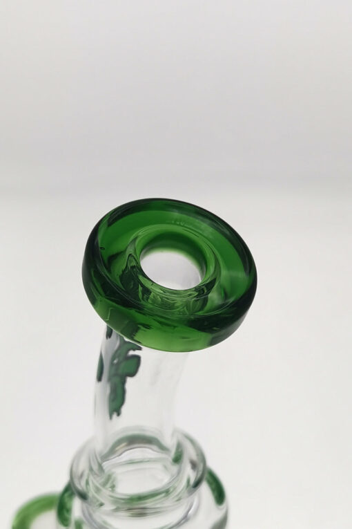 Shop Thick Ass Glass 9.5" Bent Neck Bong with Double Honeycomb & Spinning Splashguard in australian