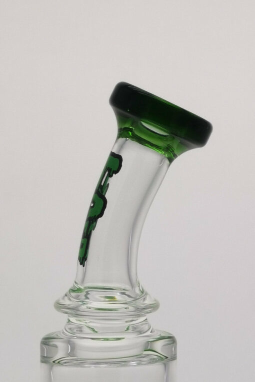 Shop Thick Ass Glass 9.5" Bent Neck Bong with Double Honeycomb & Spinning Splashguard in australian