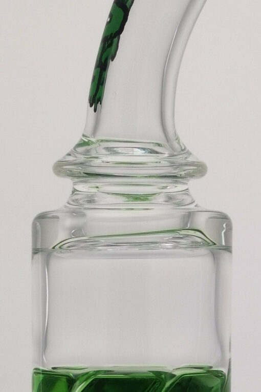 Shop Thick Ass Glass 9.5" Bent Neck Bong with Double Honeycomb & Spinning Splashguard in australian