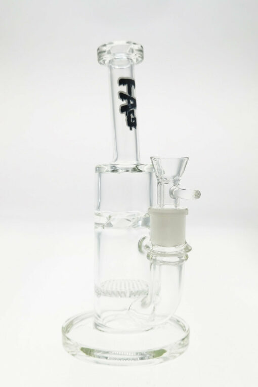 Shop Thick Ass Glass 9.5" Honeycomb Percolator Bong w/ Spinning Splashguard, 18MM Female in australian