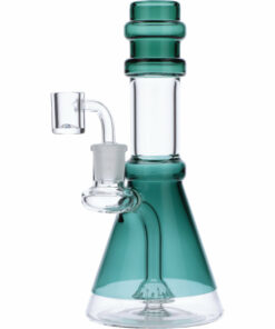 Shop Teal Quartz Water Pipe - 8in Tall in australian