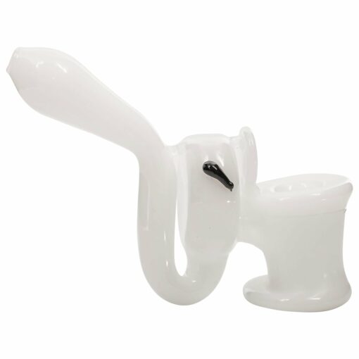 Shop LA Pipes Hand-Blown Sherlock Toilet Bowl Glass Pipe for Dry Herb in australian