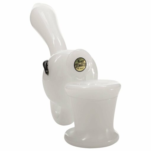 Shop LA Pipes Hand-Blown Sherlock Toilet Bowl Glass Pipe for Dry Herb in australian