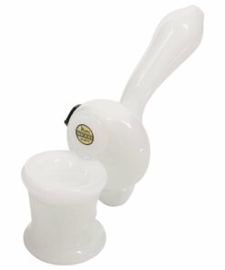 Shop LA Pipes Hand-Blown Sherlock Toilet Bowl Glass Pipe for Dry Herb in australian