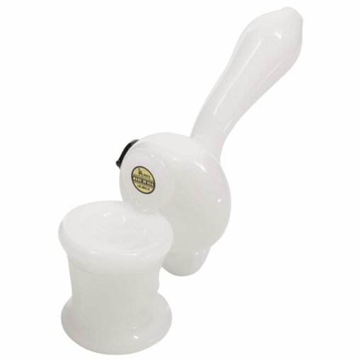 Shop LA Pipes Hand-Blown Sherlock Toilet Bowl Glass Pipe for Dry Herb in australian