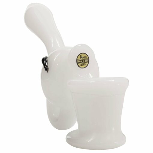 Shop LA Pipes Hand-Blown Sherlock Toilet Bowl Glass Pipe for Dry Herb in australian