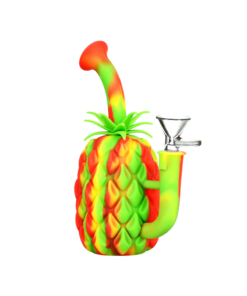 Shop The Pineapple Bong - Silicone Water Pipe with Glass Bowl in australian