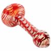 Shop LA Pipes Compact "Raker" Silver Fumed Glass Spoon Pipe - Color Wrap in australian