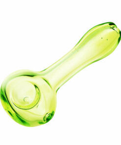 Shop Translucent Spring Green Spoon Pipe - 3.25" - 4.25" in australian