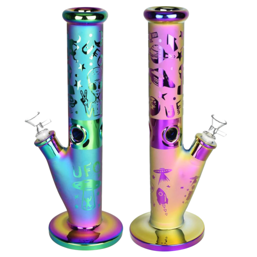 Shop UFO Love Electroplated Etched Water Pipe in australian