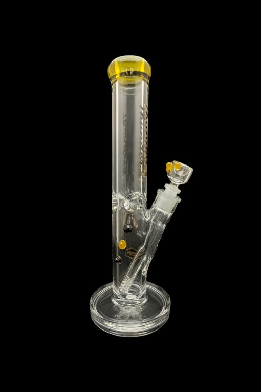 Shop Thunder Glass Extra Thick Yellow Canary Straight Tube in australian