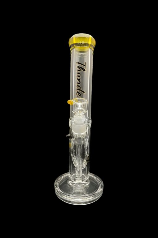 Shop Thunder Glass Extra Thick Yellow Canary Straight Tube in australian