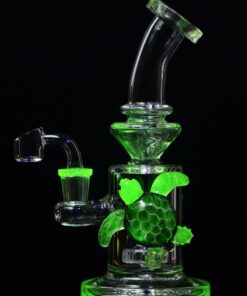 Shop UV Turtle Dab Rig by SWRV Glass in australian