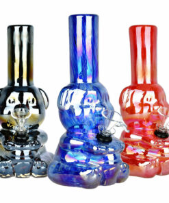 Shop Whimsical Bear-y Shiny Soft Glass Water Pipe - 7.75 in australian