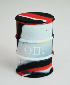 Shop White & Red Oil Drum Wax Container in australian