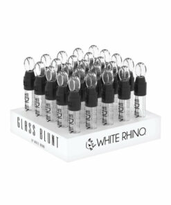 Shop White Rhino Glass Blunt | 3.75" | 25pc Display in australian