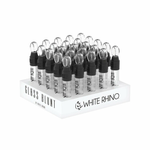 Shop White Rhino Glass Blunt | 3.75" | 25pc Display in australian