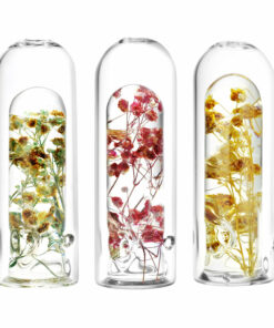 Shop Wild Flower Power Terrarium Glass Hand Pipe - 5.25" in australian