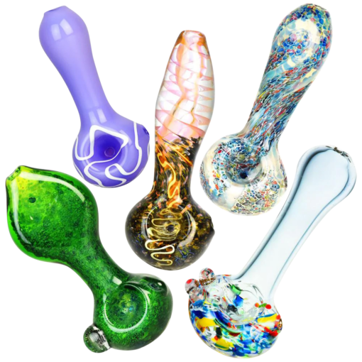 Shop Worked Style Spoon Pipe - Bulk 40 Pack in australian