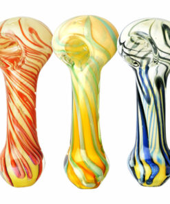 Shop Worked Swirl Spoon Pipe - Gilbert in australian