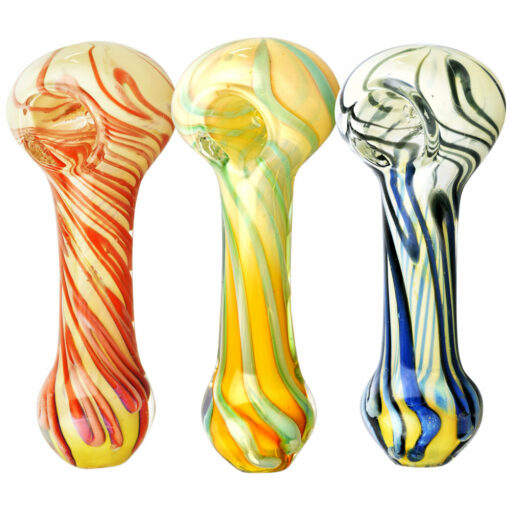 Shop Worked Swirl Spoon Pipe - Gilbert in australian