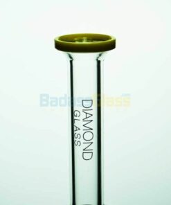 Shop Yellow Gridded Stem line to Ball Waterpipe By Diamond Glass in australian