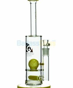 Shop Yellow Gridded Stem line to Ball Waterpipe By Diamond Glass in australian